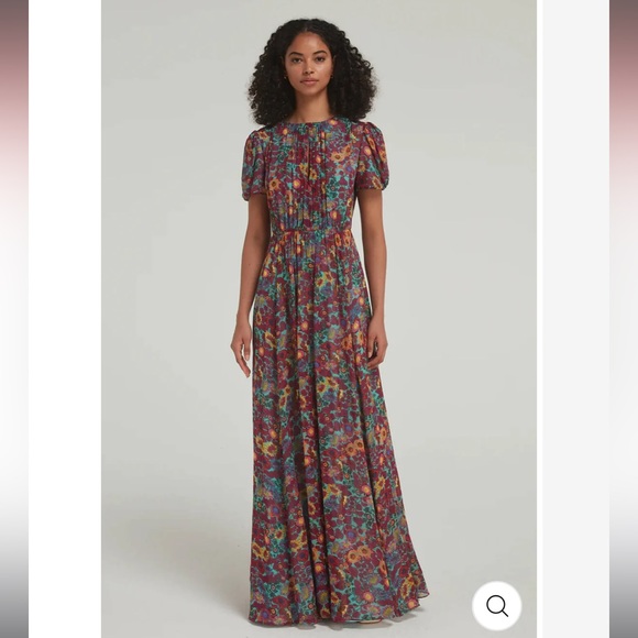 SALONI Dresses & Skirts - Saloni Alice Dress in Prairie Sky Maxi Sz 6